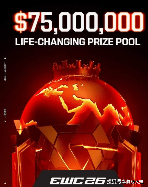 沙特举办EWC电竞世界杯，奖金达7500万美元，创下电竞历史新高